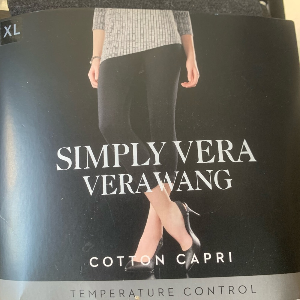 Simply Vera Vera Wang cotton Capri - XL